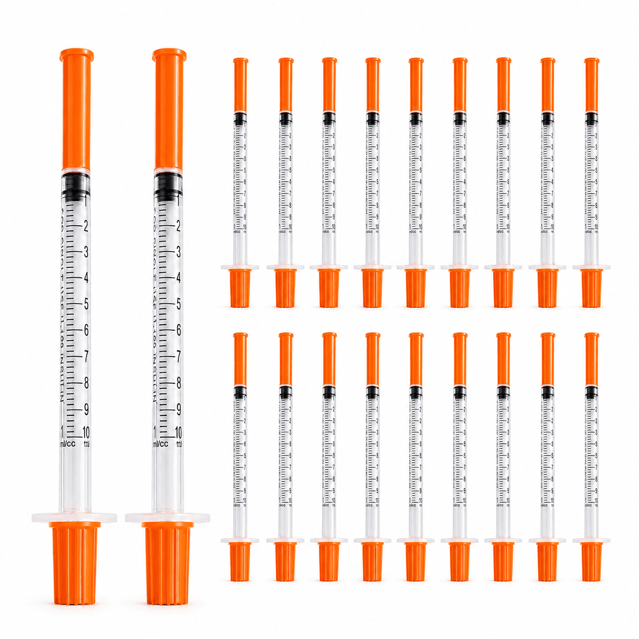 Seringas 1 ml (lote de 20)